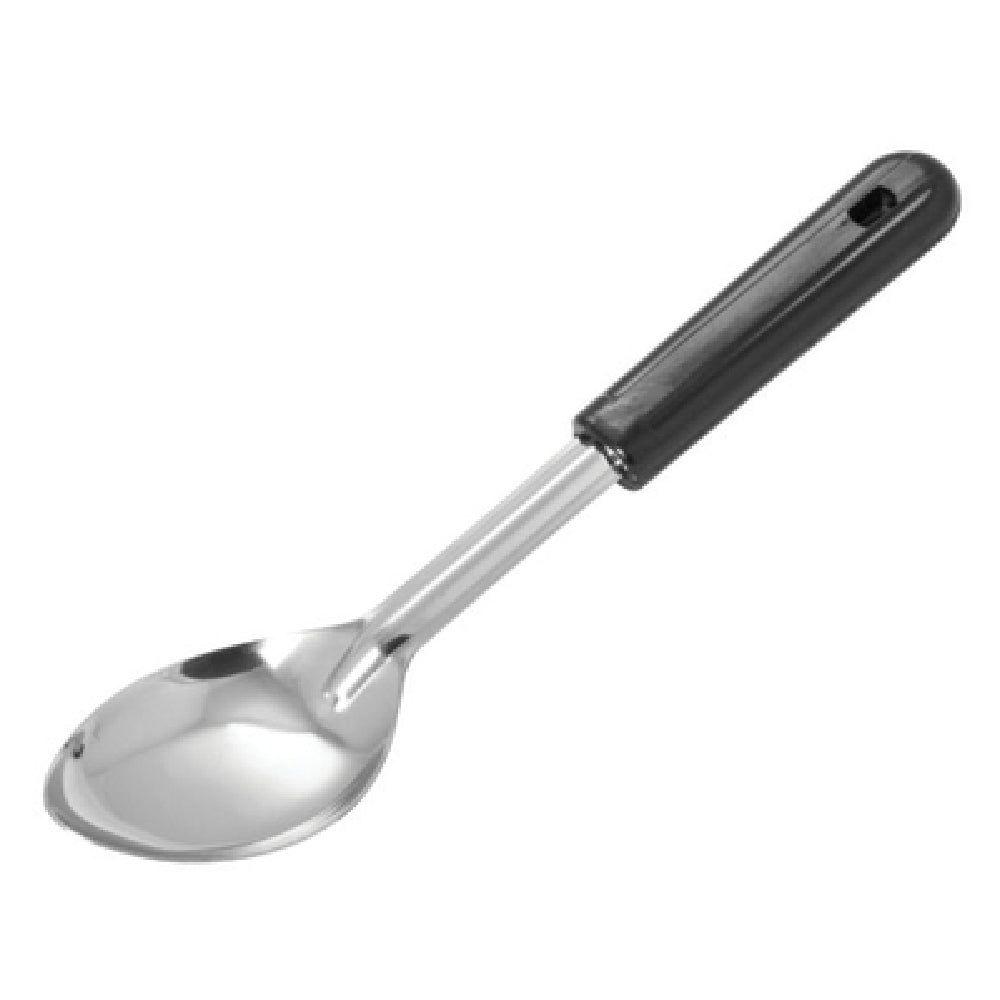 Winco BSOB-11 11 Inch Basting Spoon Solid with Bakelite Handle Black Stainless Steel