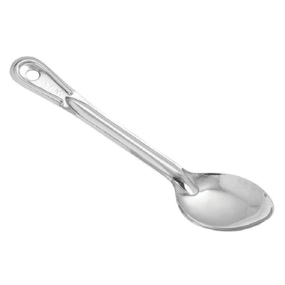 Winco BSOT-11 11 Inch Solid Basting Spoon 1.2 mm Stainless Steel