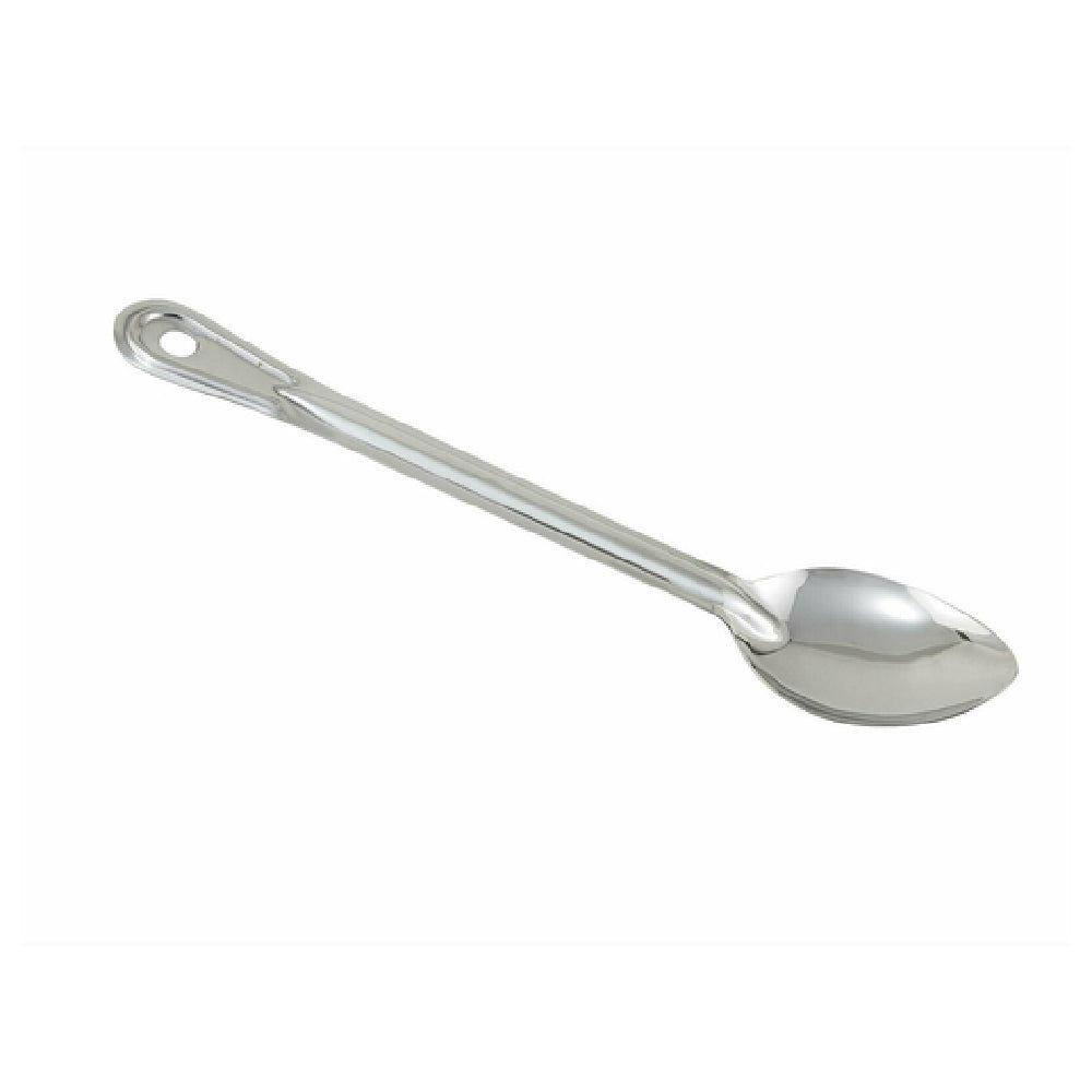 Winco BSOT-13 13 Inch Solid Basting Spoon Stainless Steel with Non-insulated Handle