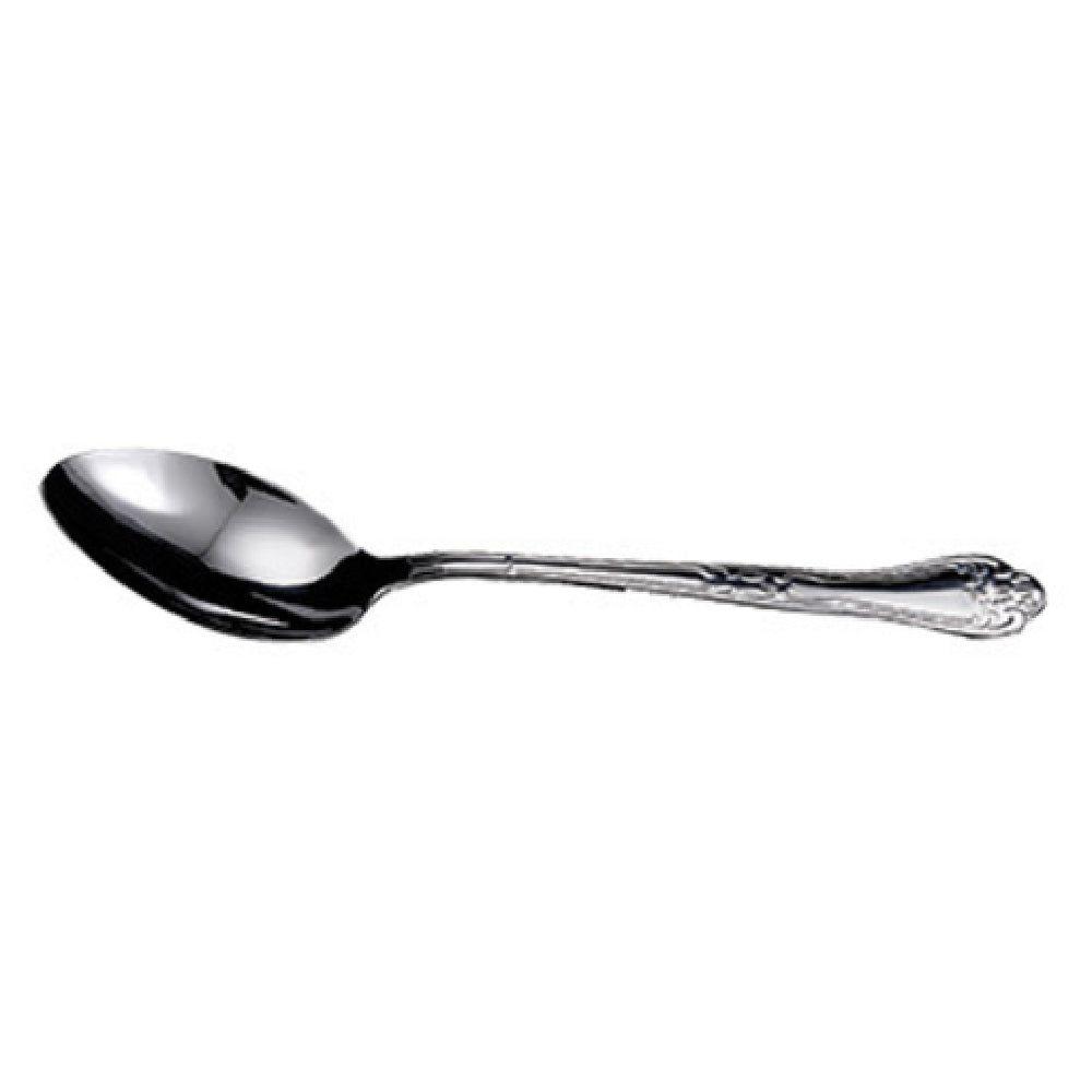 Winco LE-11 11 Inch Solid Serving Spoon Stainless Steel with Ergonomic Handle