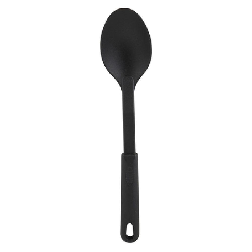 Winco NC-SS1 12 Inch Spoon Solid Nylon Black BPA Free for High Temperature Use