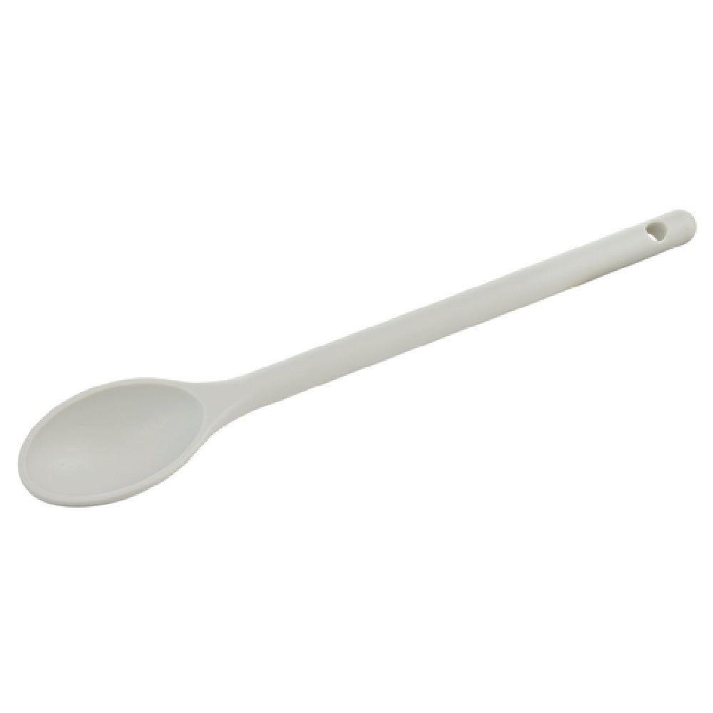 Winco NS-12W 12 Inch One-piece Serving Spoon Heat Resistant BPA Free Nylon Off-white