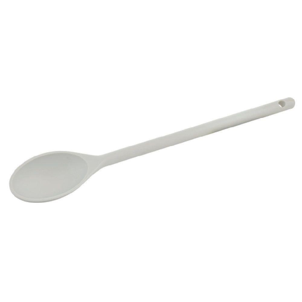 Winco NS-15W 15 Inch One-piece Spoon Heat Resistant Nylon Off-white