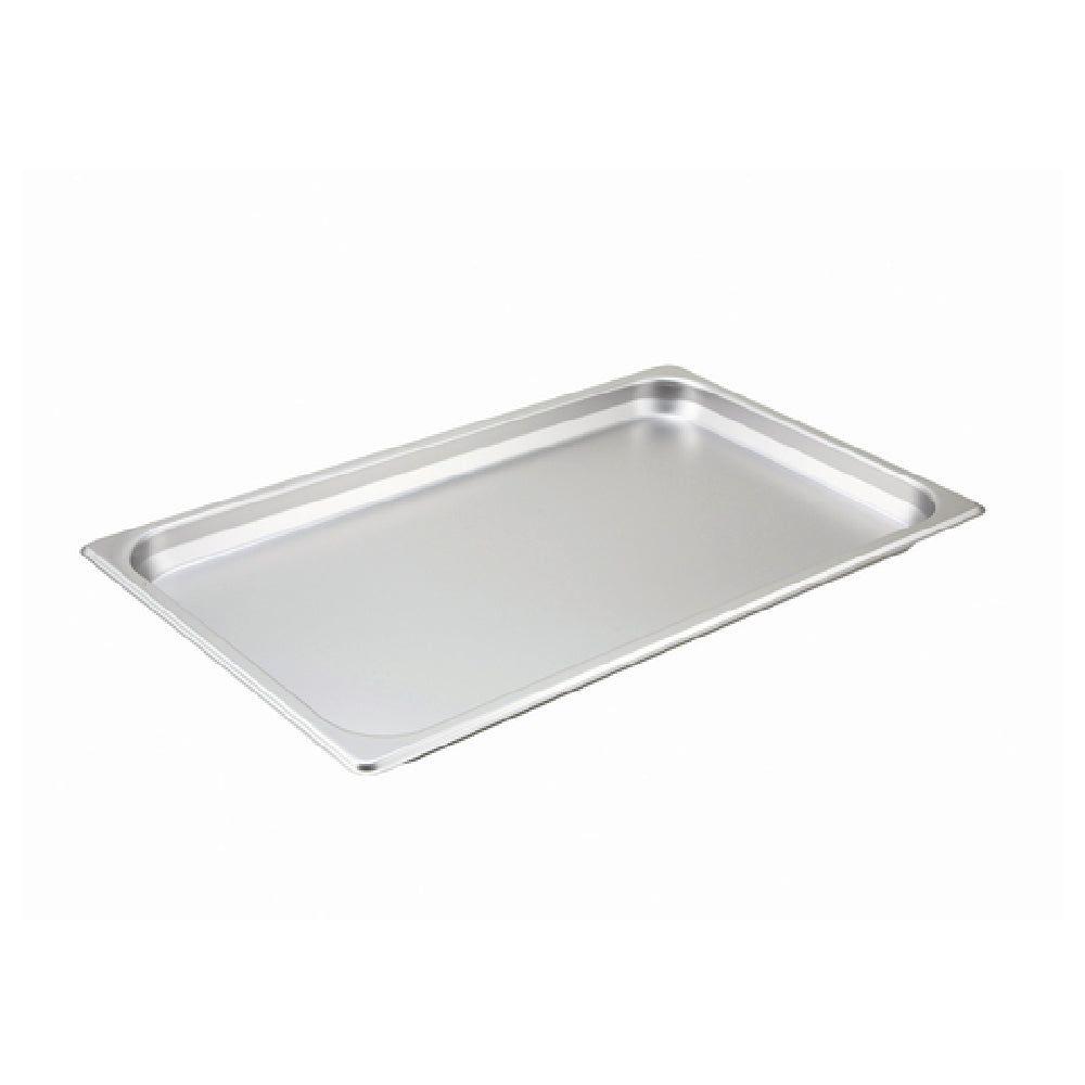 Winco SPF1 20 Inch Stainless Steel Steam Table Pan Full Size 25 Gauge