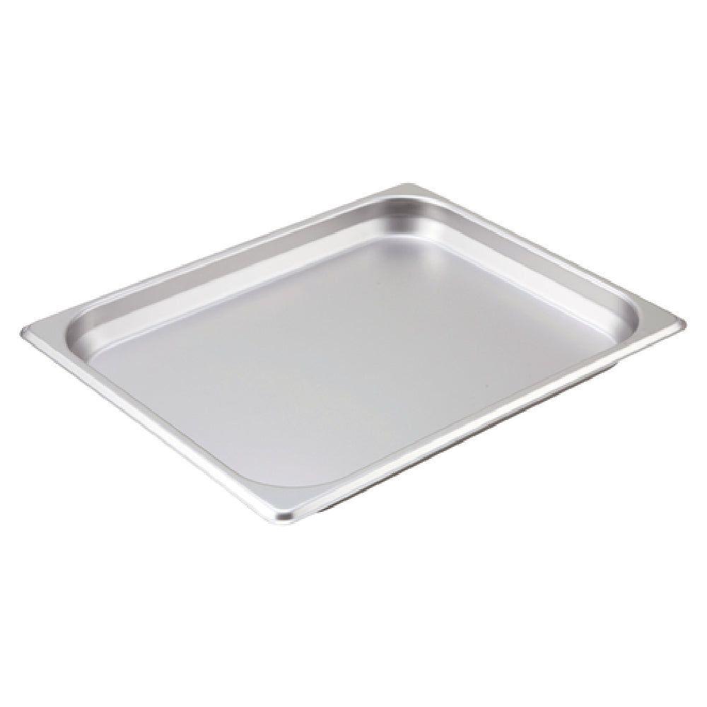 Winco SPH1 12.75 Inch 25 Gauge Stainless Steel Steam Table Pan with Straight Sides