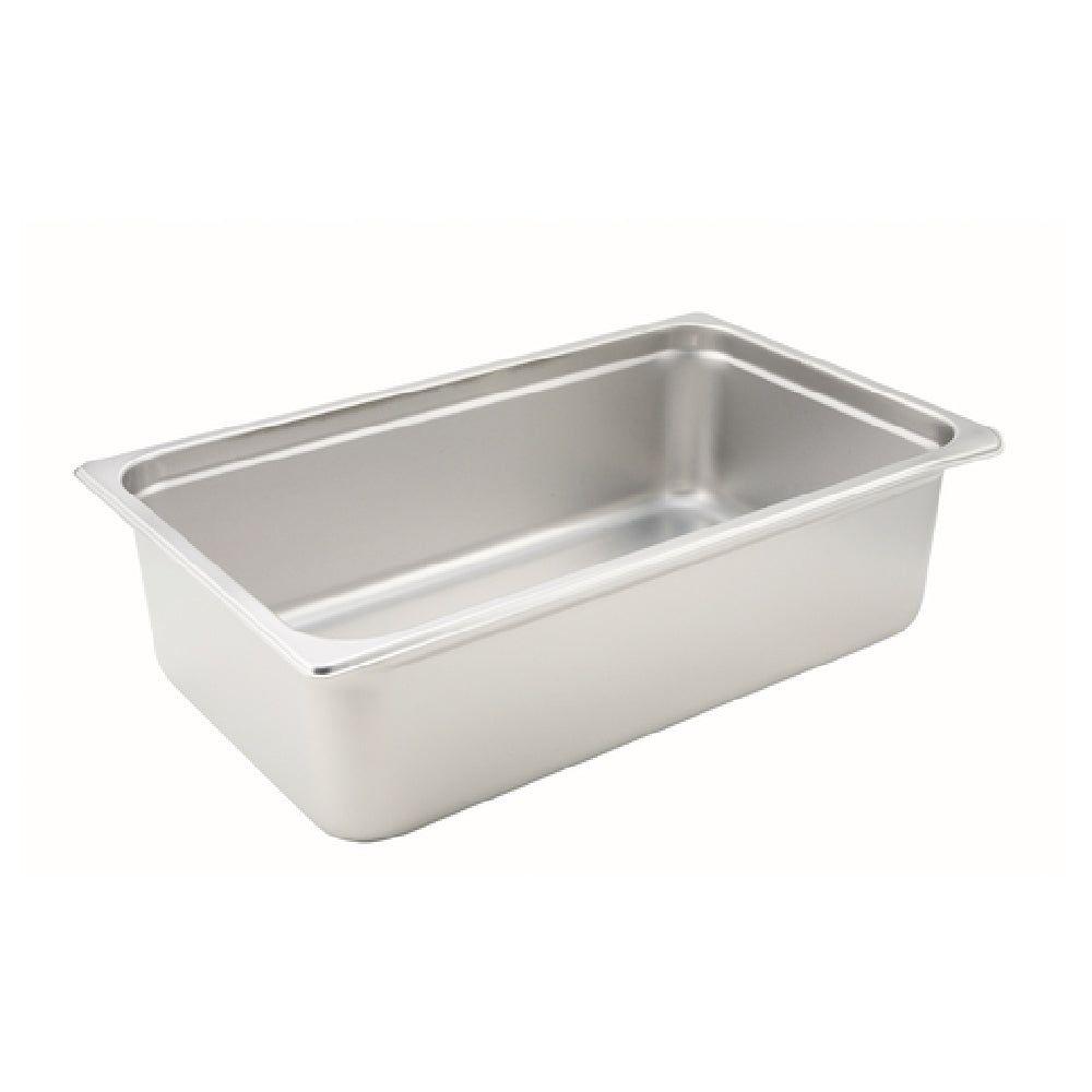 Winco SPJH-106 20-3/4 Inch Full Size Steam Table Pan 22 Gauge Heavy Weight Stainless Steel