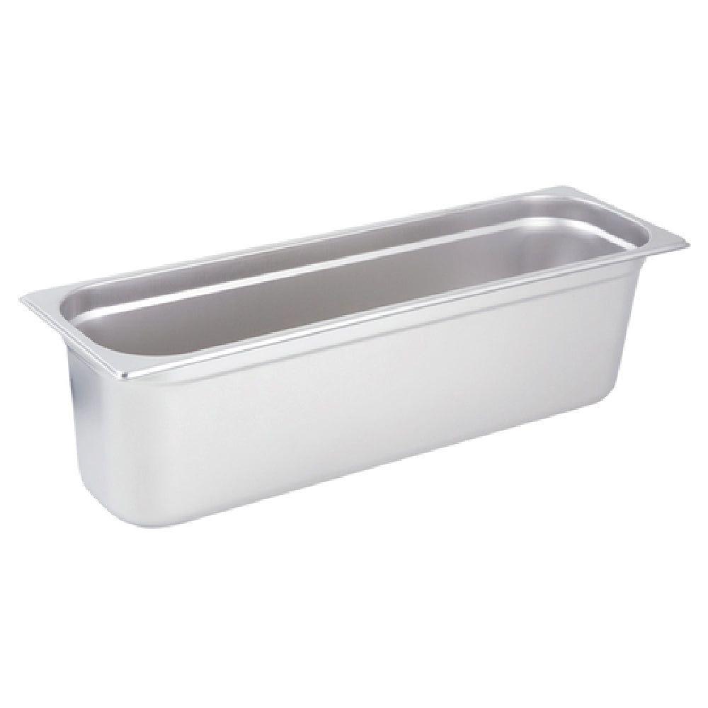 Winco SPJL-6HL 1/2 Size Long Stainless Steel Steam Table Pan Anti-jamming
