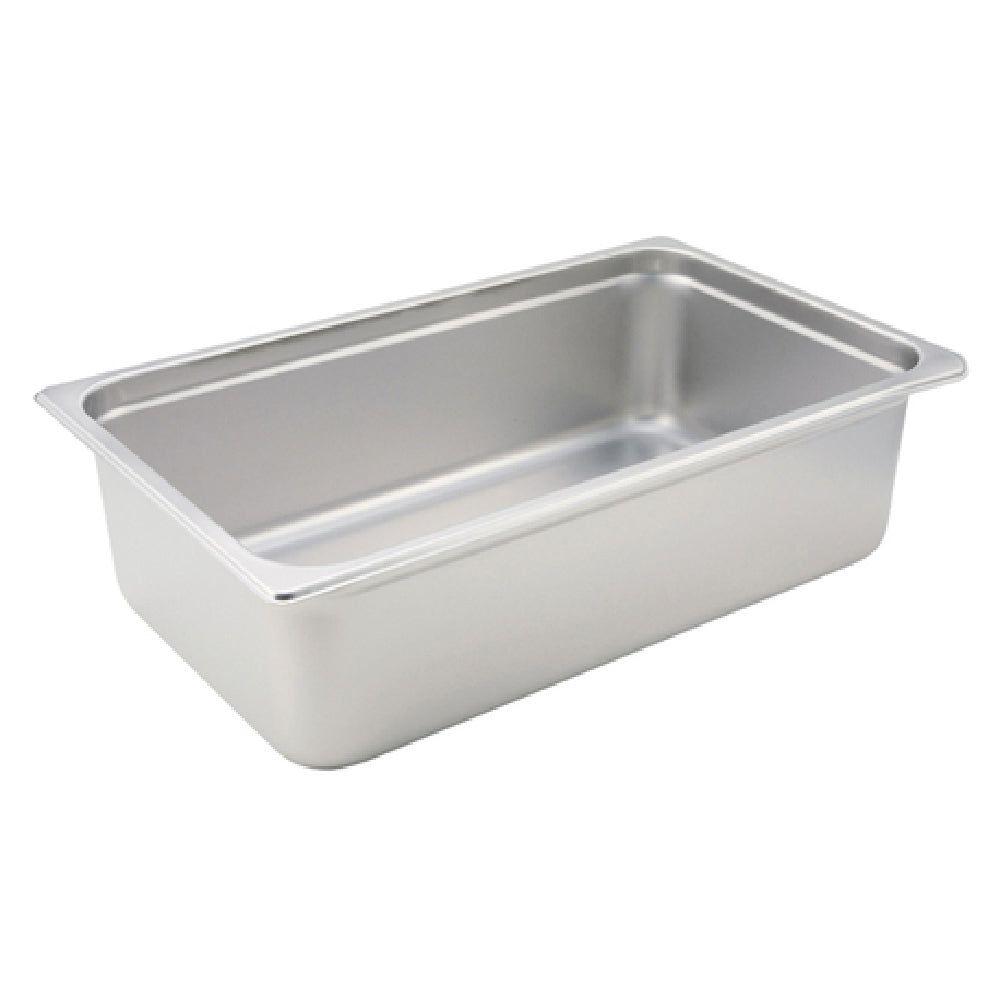 Winco SPJM-106 Full Size Steam Table Pan 20-3/4 Inch Stainless Steel 24 Gauge Anti Jamming