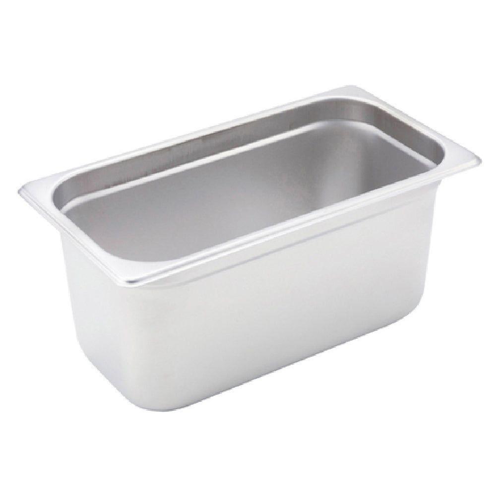 Winco SPJM-306 12-3/4 Inch 24 Gauge Anti-Jamming Steam Table Pan Stainless Steel