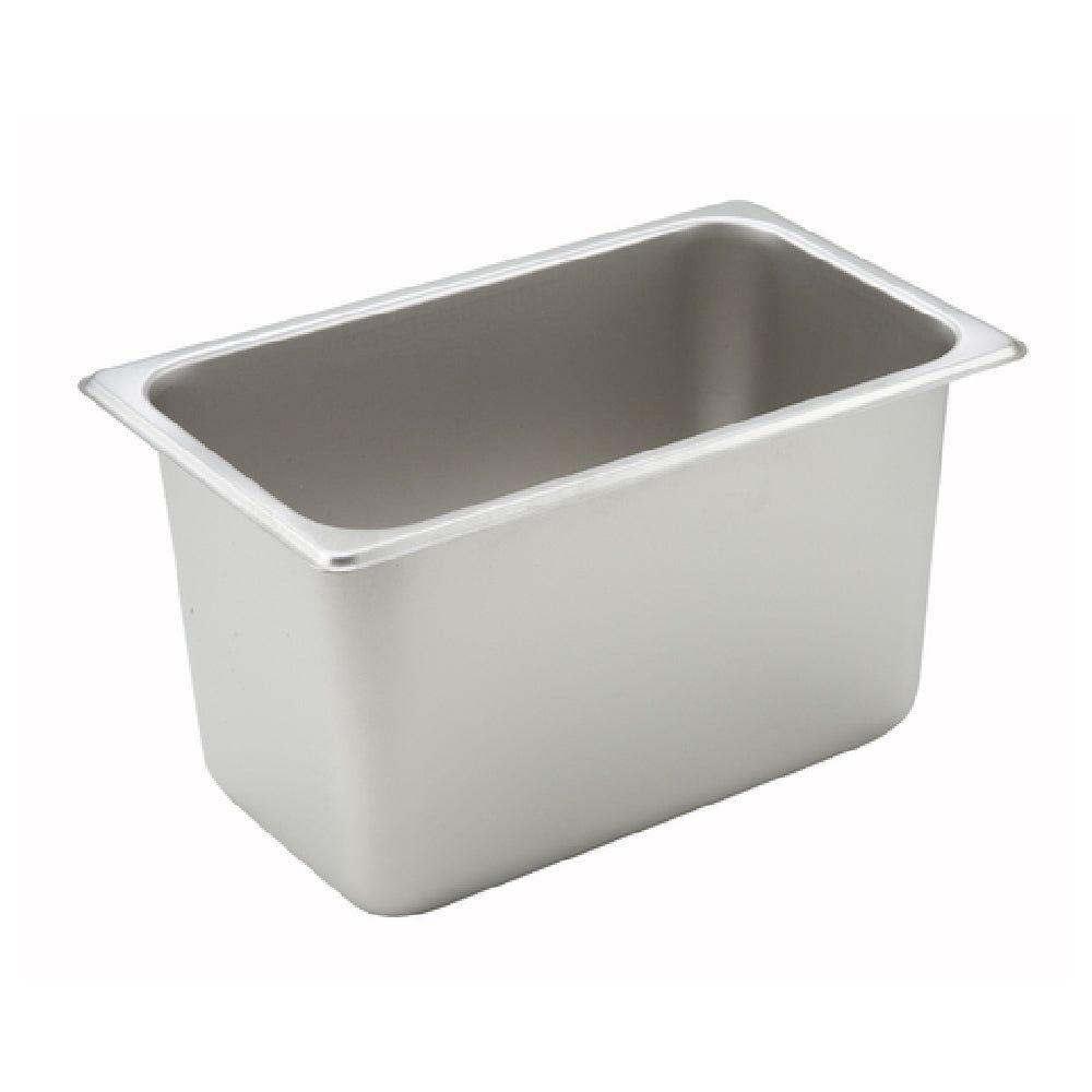 Winco SPQ6 11 Inch Stainless Steel Steam Table Pan 25 Gauge Standard Weight