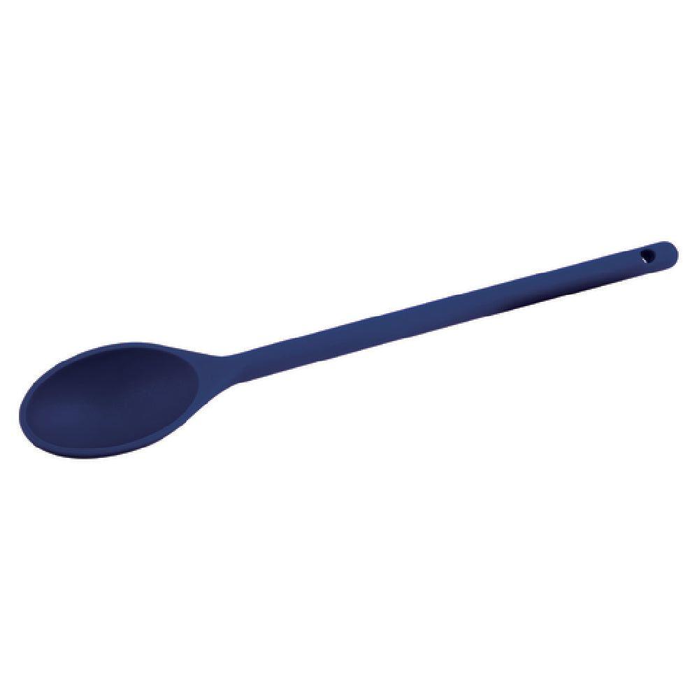 Winco NS-12B 12 Inch Spoon Solid One-Piece Nylon Blue BPA Free