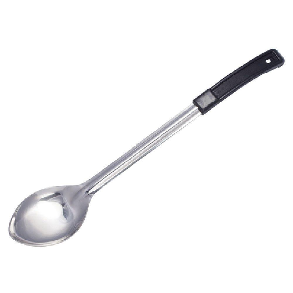 Winco BHON-11 11 Inch Length Solid Serving Spoon Stainless Steel Black Handle