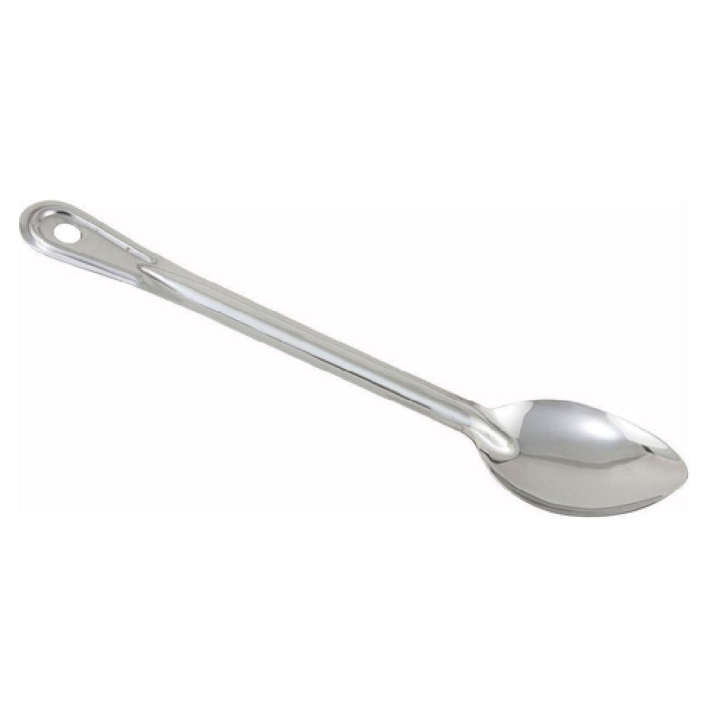 Winco BSON-15 15 Inch Long Solid Serving Spoon Stainless Steel with Basting