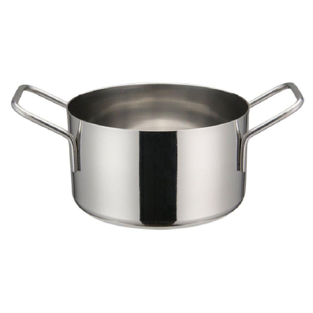 Winco DCWE-104S 17 Oz Stainless Steel Mini Casserole 4-1/4 Inch Diameter