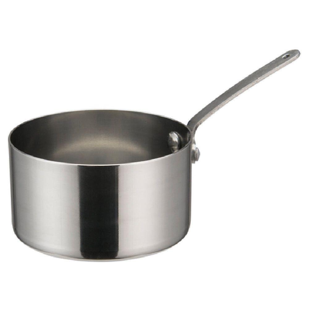 Winco DCWA-104S 10 Oz Stainless Steel Mini Sauce Pan Round