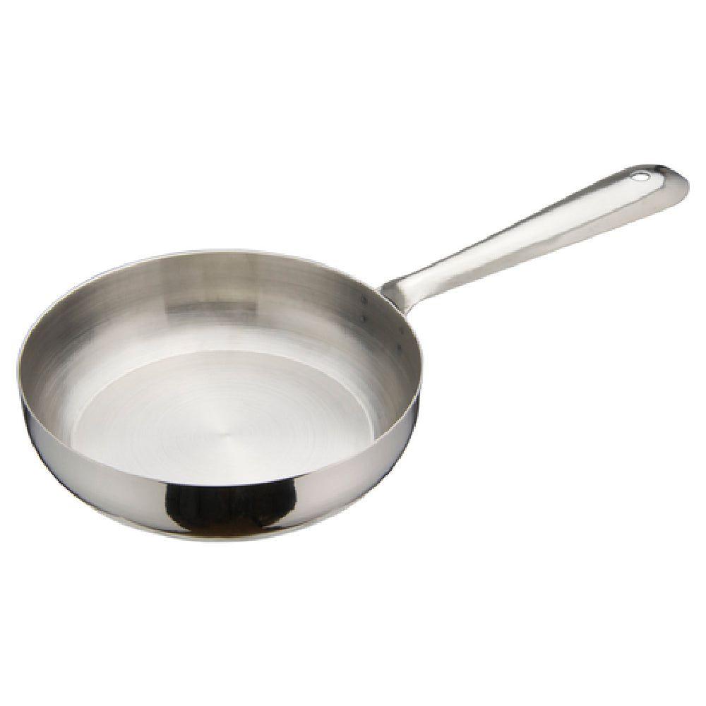 Winco DCWC-103S 12 Oz Mini Fry Pan Round Stainless Steel