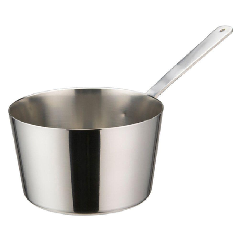 Winco DCWB-103S 12 Oz Tapered Mini Sauce Pan Stainless Steel