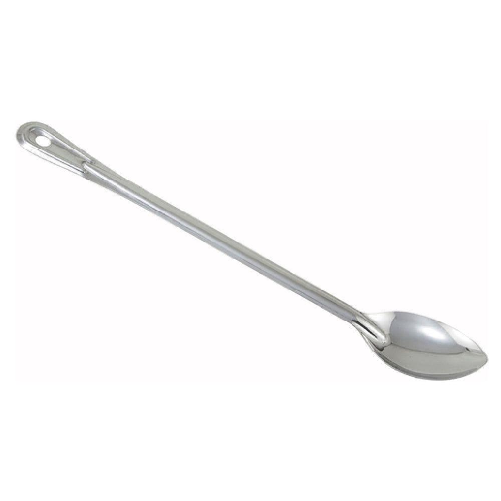 Winco BSON-21 21 Inch Long Basting Spoon Solid Stainless Steel with Descriptors