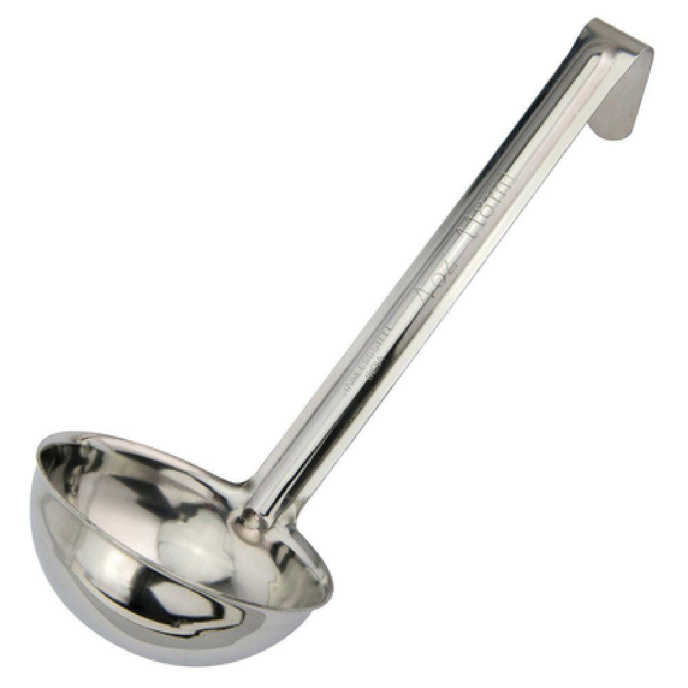Winco LDI-40SH 4 Oz Ladle Stainless Steel Mirror Finish with 6 Inch Handle