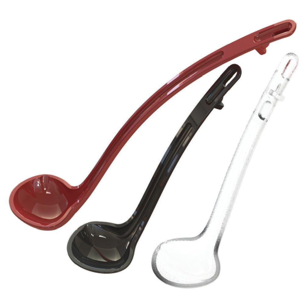 Winco CVLD-13R 1 Oz Ladle Red Polycarbonate with Ergonomic Handle