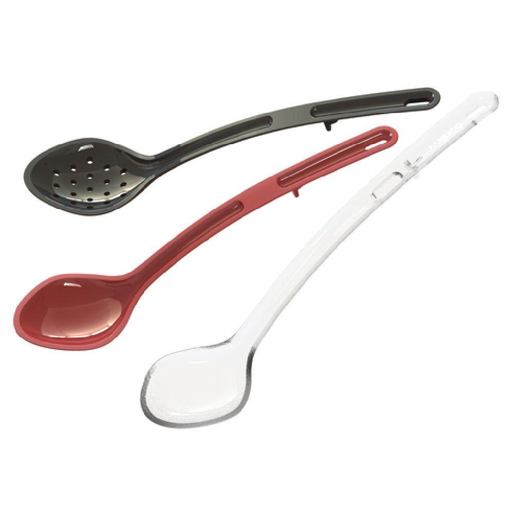 Winco CVSS-15C 15 Inch Serving Spoon Solid Polycarbonate Clear