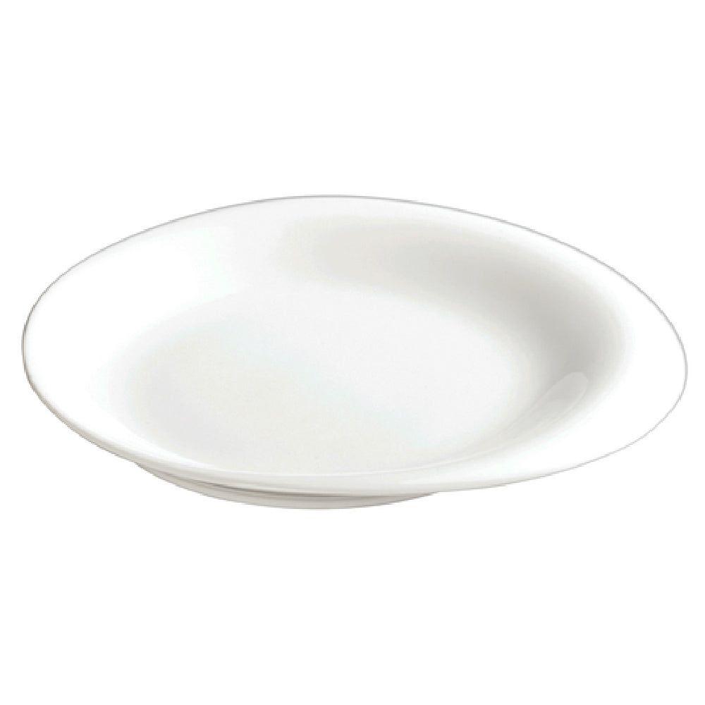 Winco WDP004-201 8 Inch Oval Plate Dishwasher Safe Porcelain Ocea Creamy White
- cs