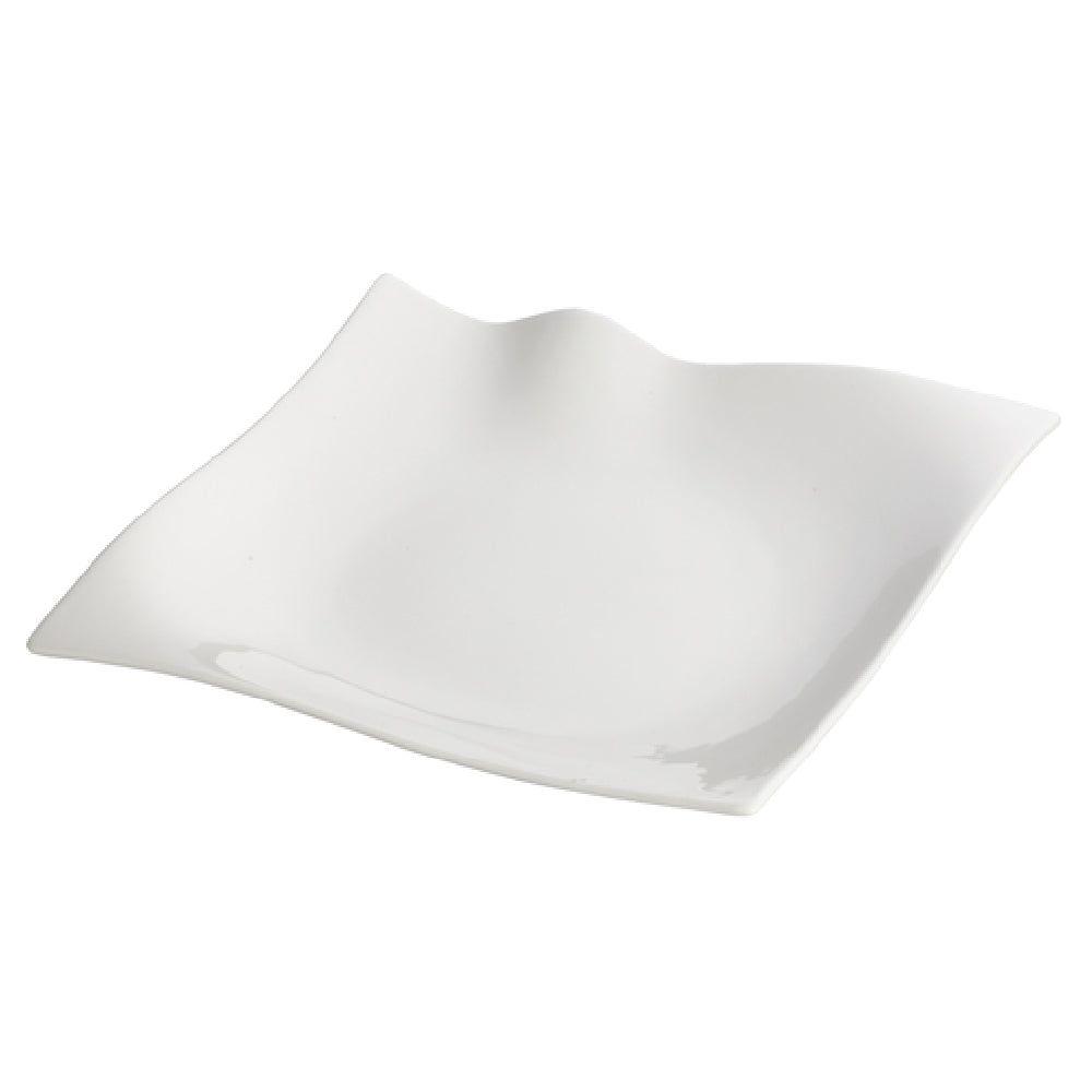 Winco WDP010-101 9 Inch Square Plate Dishwasher Safe Porcelain White
- cs