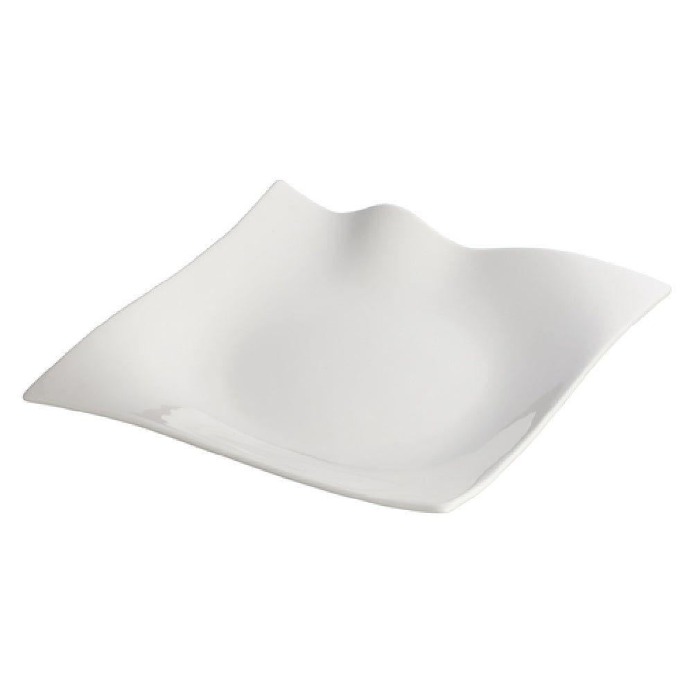 Winco WDP010-102 10 Inch Square Plate Dishwasher Safe Porcelain White
- cs