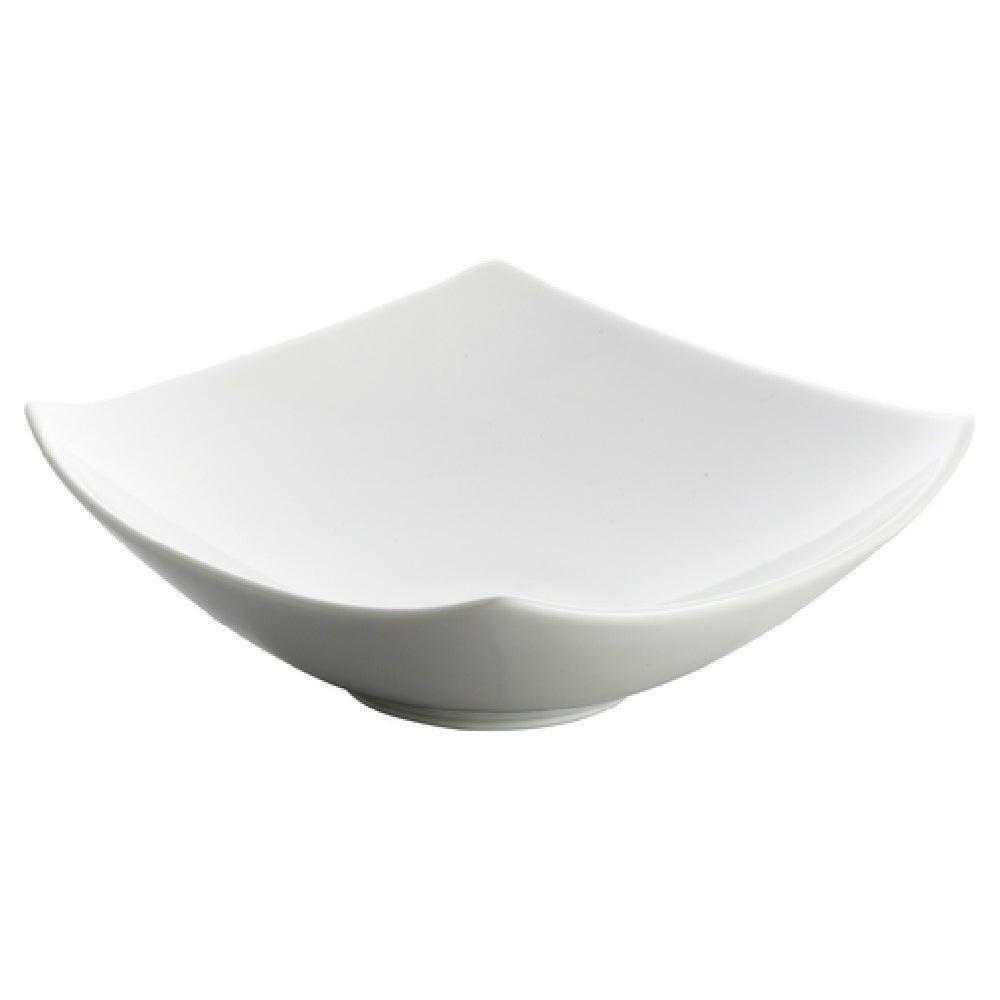Winco WDP013-102 4-1/4 Inch Square Dish Dishwasher Safe Porcelain Bright White
- cs