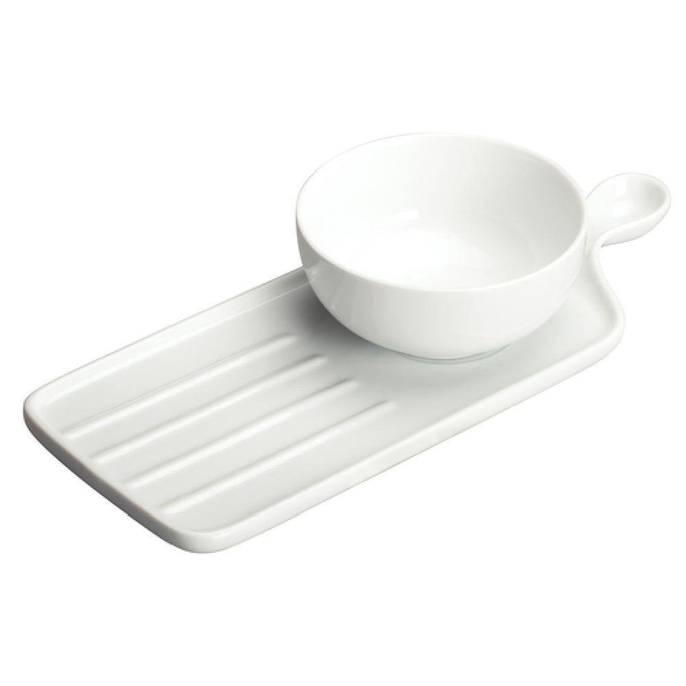 Winco WDP016-103 11-5/8 Inch Sandwich Plate and 9 Oz Round Soup Cup Porcelain
- cs