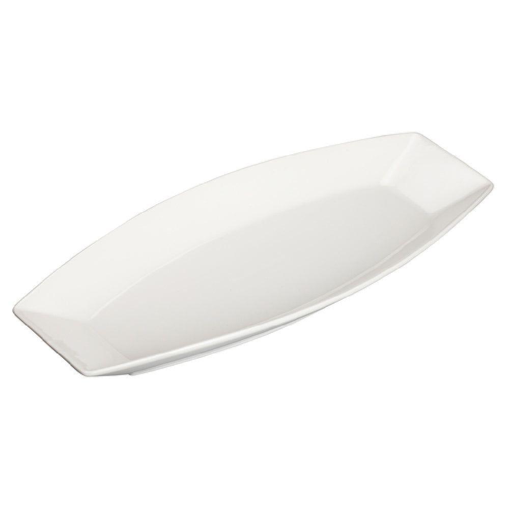 Winco WDP017-110 15-1/4 Inch Plate Oblong Dishwasher Safe Porcelain White
- cs