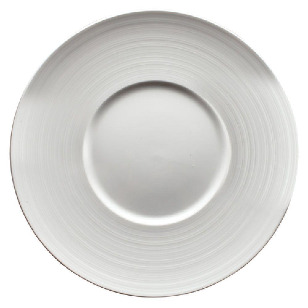 Winco WDP022-109 11-1/8 Inch Diameter Round Plate Porcelain Dishwasher Safe
- cs